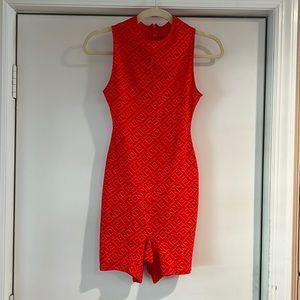 Fendi x SKIMS Red Sleeveless Jumpsuit